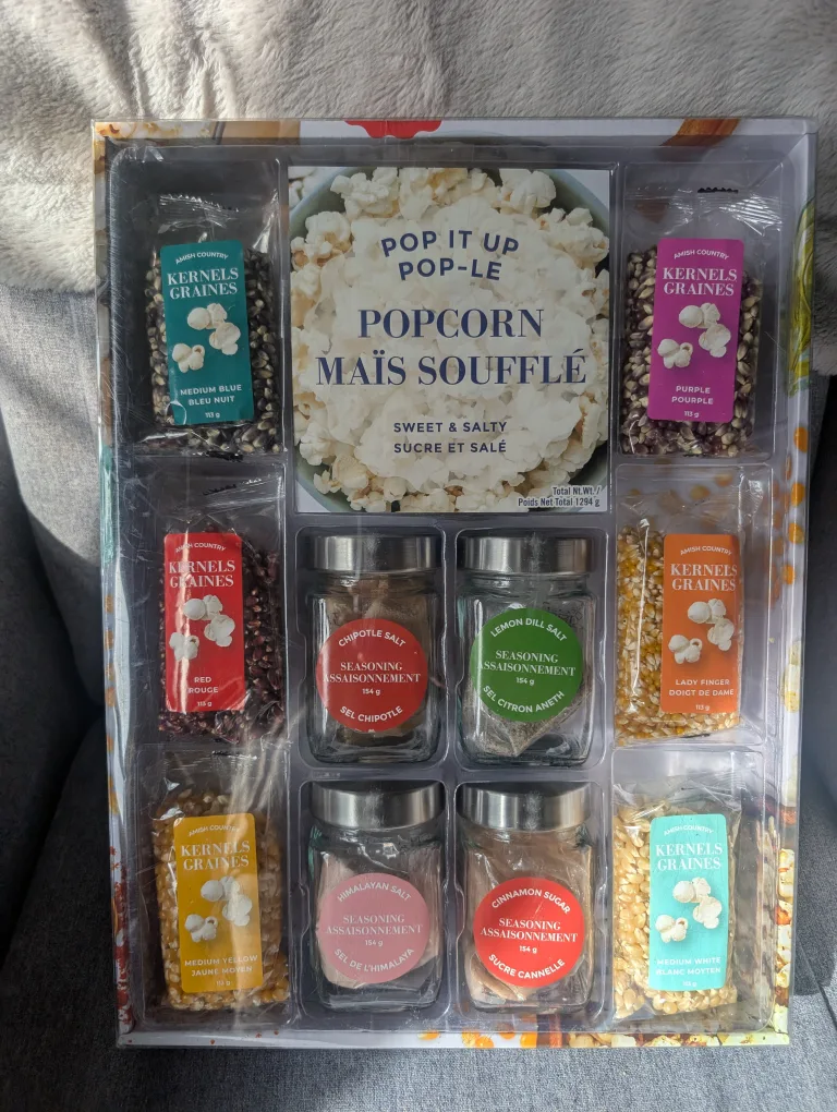 Big Popcorn Gift Set #freecycle thumbnail