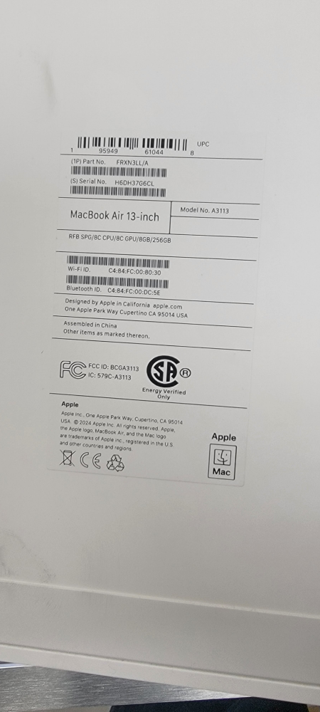 Brand New Certified Refurbished 13-inch MacBook Air! - photo 3