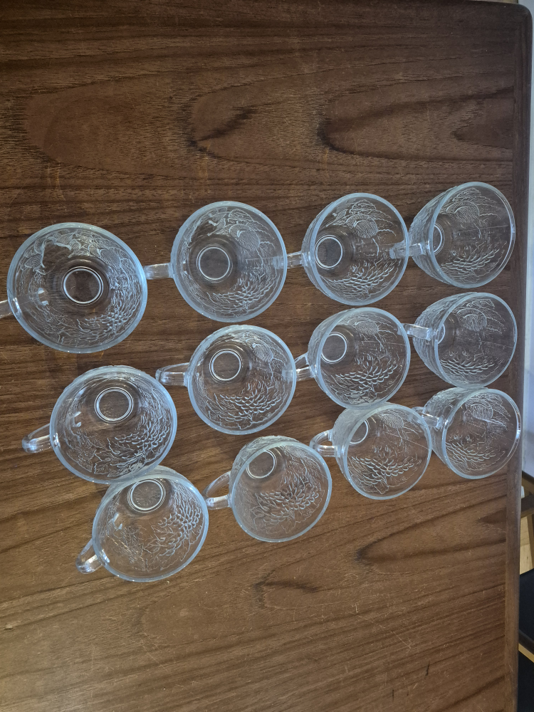 Punch Bowl with 12 Cups - photo 2