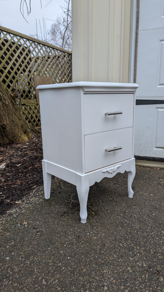 New Price -2 Drawer French Provincial Nightstand In White - photo 2