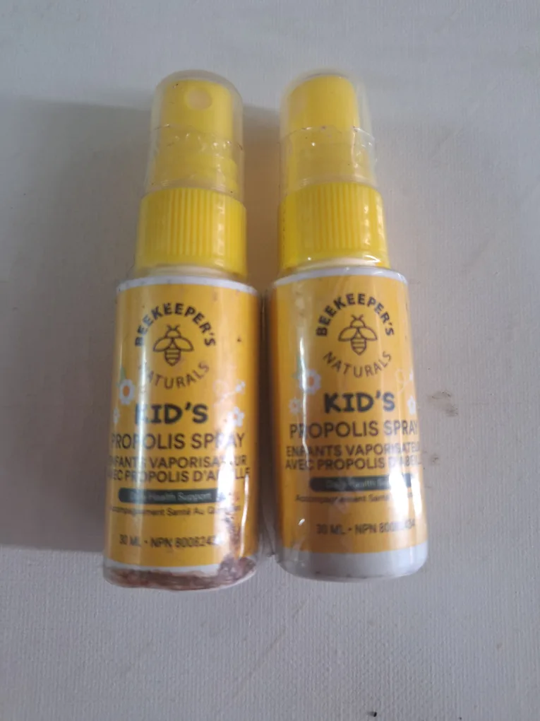 2 Bottles Beekeeper's Naturals Kid's Propolis Spray New Sealed image indicator(2)