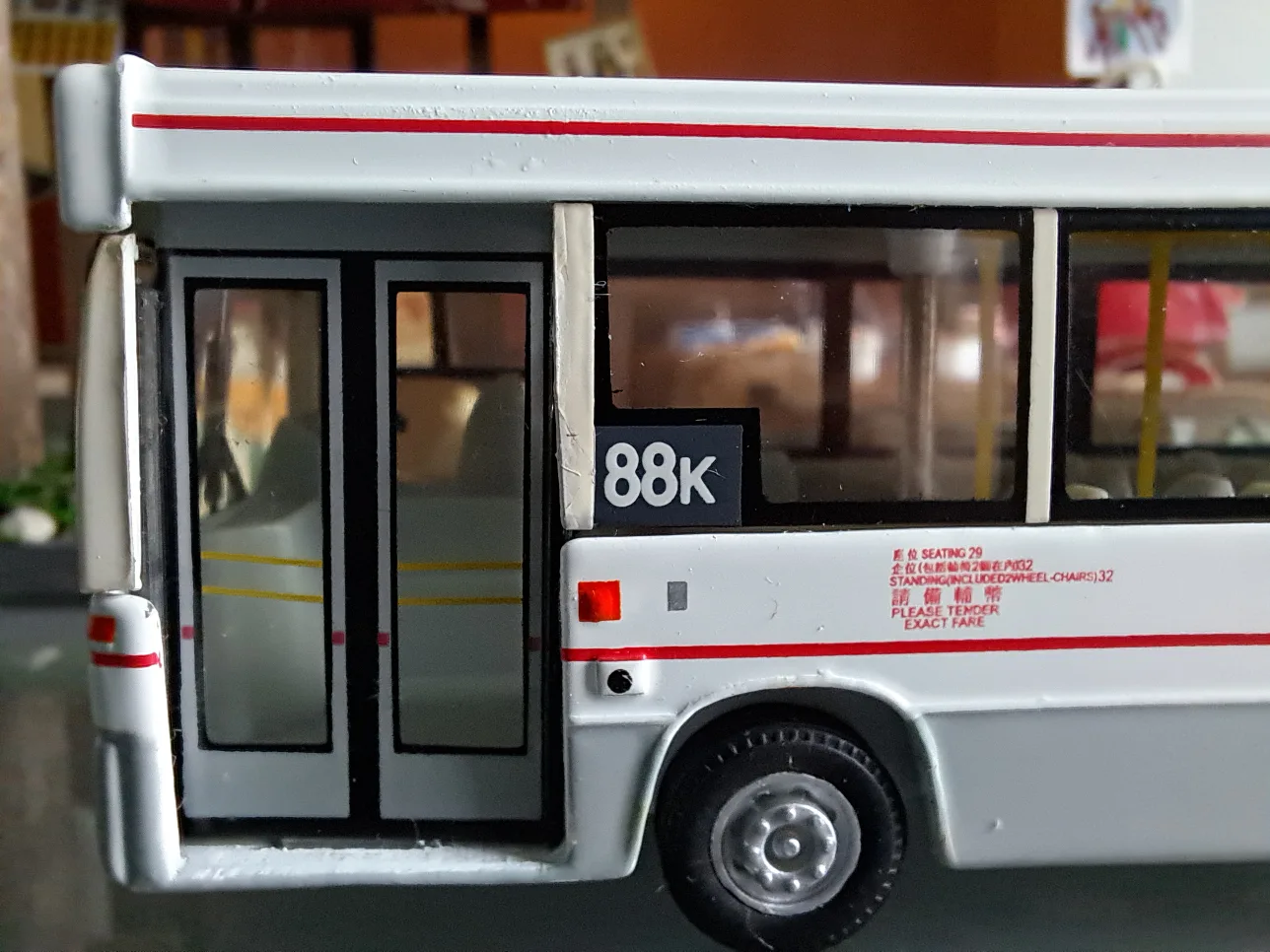 KMB Route 88K Dennis Plaxton diecast model bus 1/76 image indicator(7)