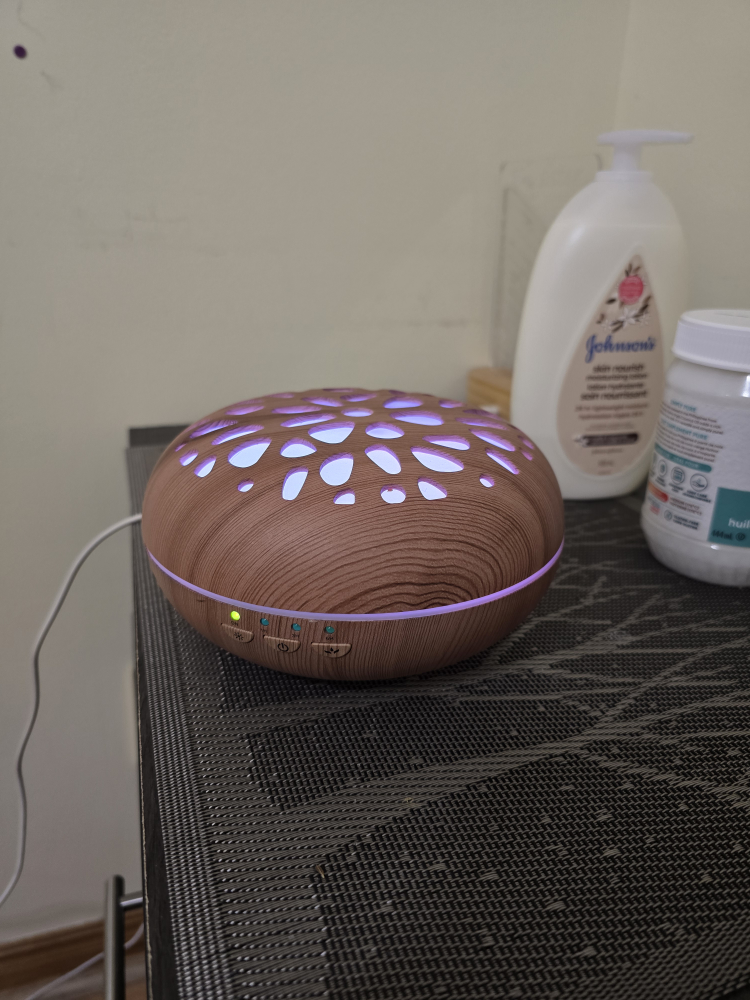 Wooden Aroma Diffuser with LED Light