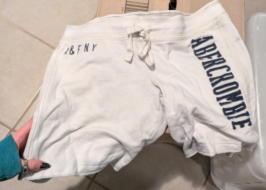 Abercrombie & Fitch White Shorts