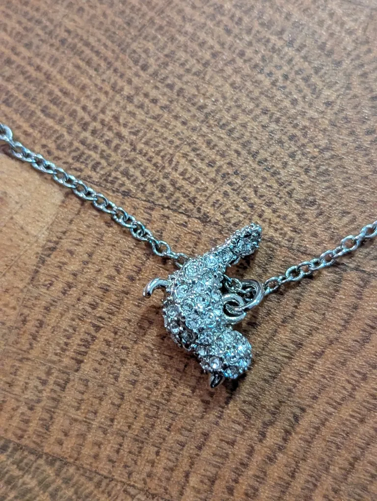 Betsey Johnson Bird and Heart Necklace image indicator(5)