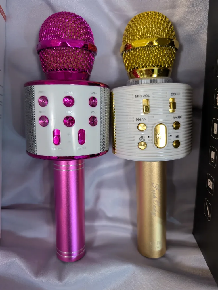 Wireless Karaoke Microphones with Speakers image indicator(2)
