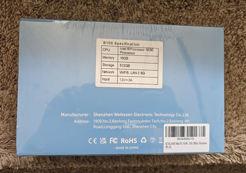 Brand New BSGAME Effizen Mini PC - photo 2