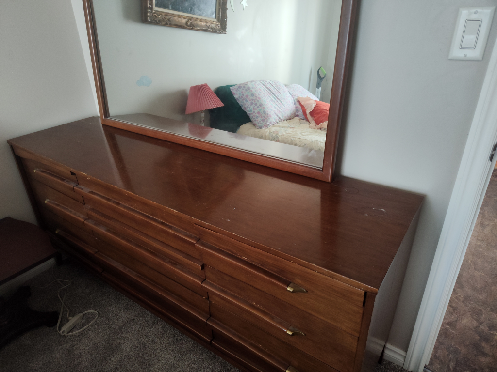 Vintage Kroehller Dresser with Mirror