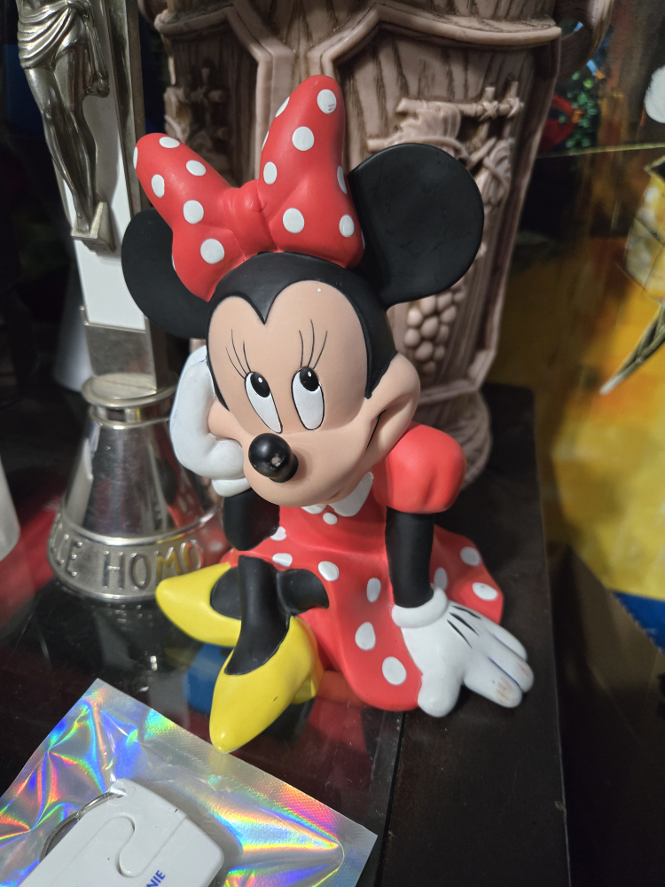 Vintage Minnie Mouse Figurine Piggy Bank