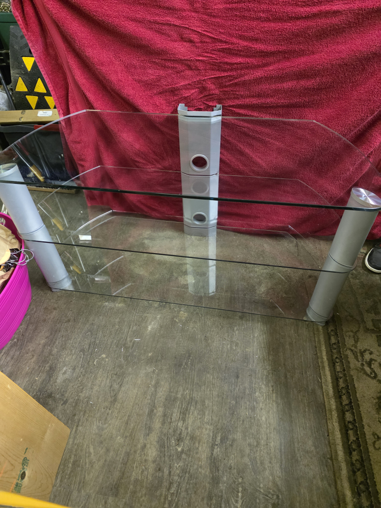 Glass TV Stand for 65" TV (pending) - photo 2