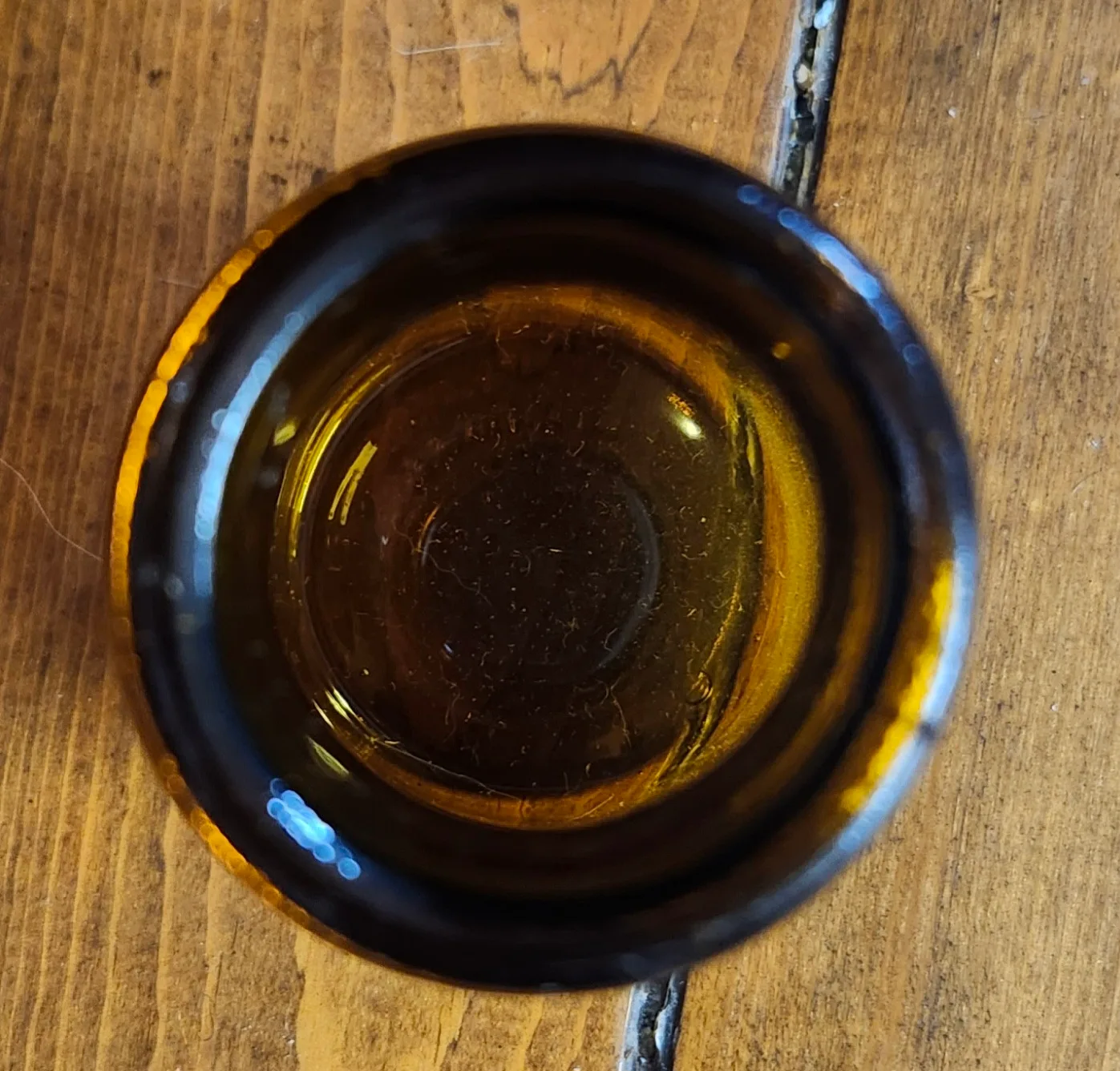 Vintage Amber Glass Bottle image indicator(3)