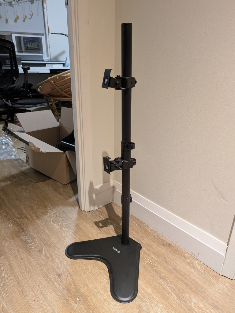 VIVO Dual Monitor Desk Stand Free-Standing Mount