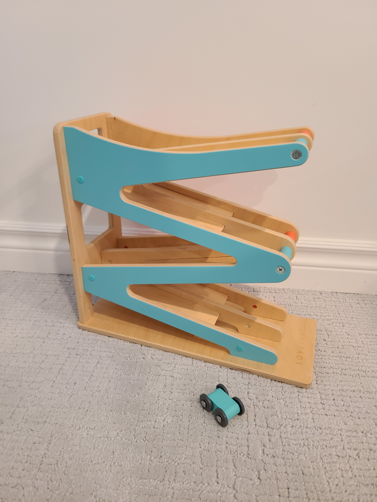 Lovevery Wooden Car Ramp Toy