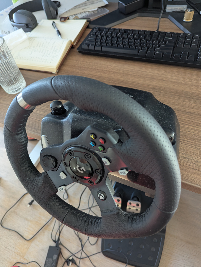Logitech G923 Racing Wheel and Pedals for Xbox and PC