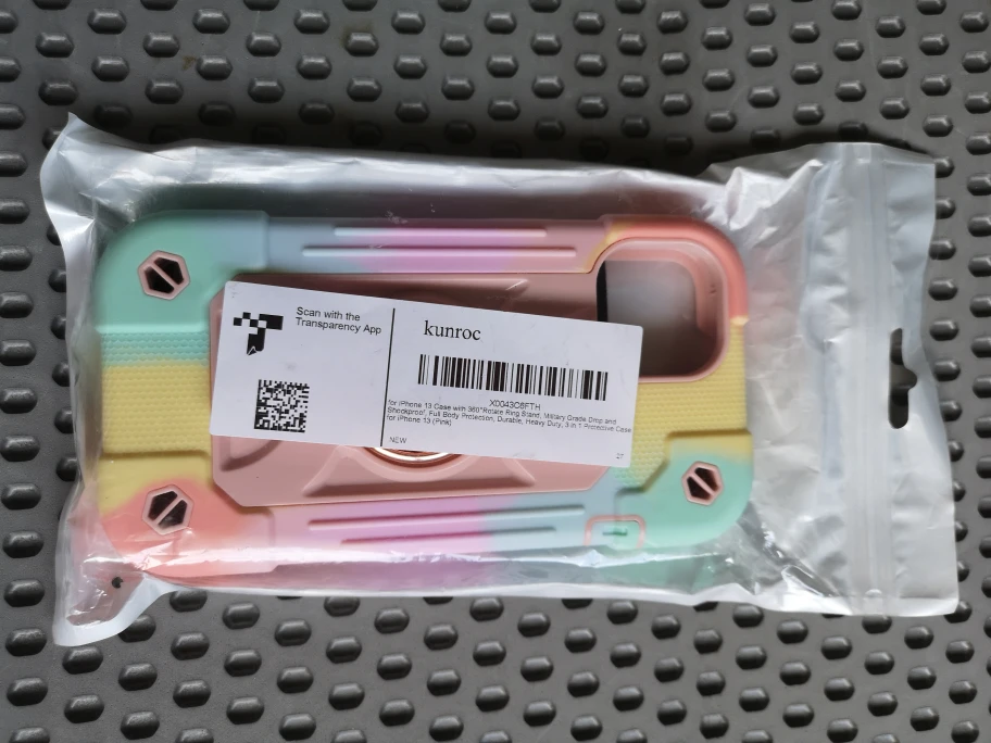 Kunroc iPhone 13 Case - Pastel Rainbow