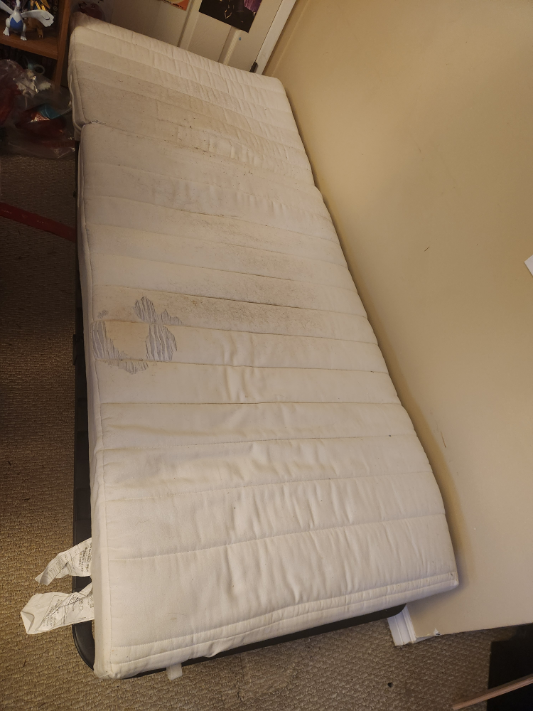 Used Futon Bed Frame with or without mattess - photo 2