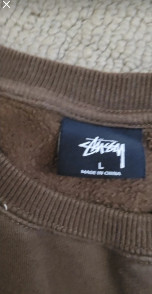Brown stussy crew neck Size L - photo 2