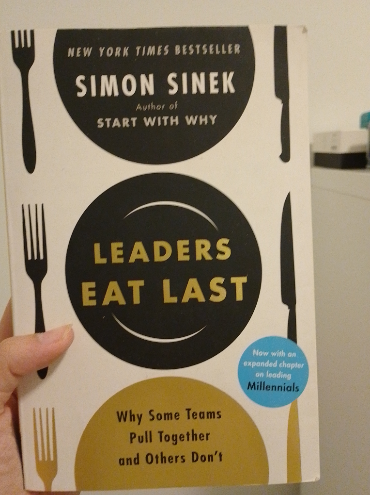 #freecycle Leaders Eat Last by Simon Sinek Hardcover Book