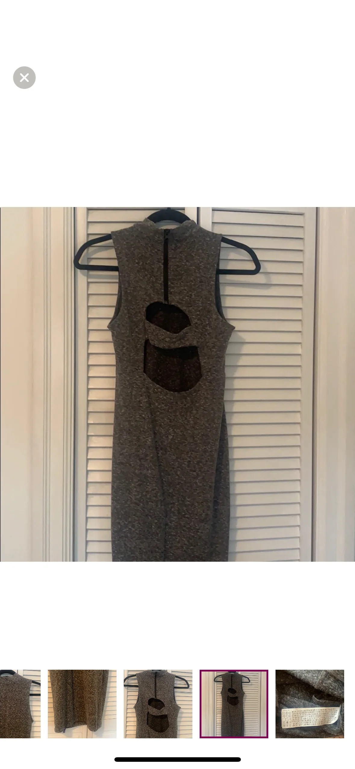 Grey midi dress image indicator(4)