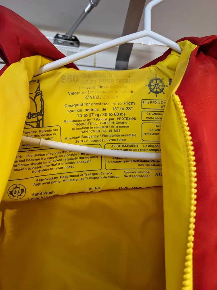 life Jacket for kid 30-60 lbs image indicator(4)