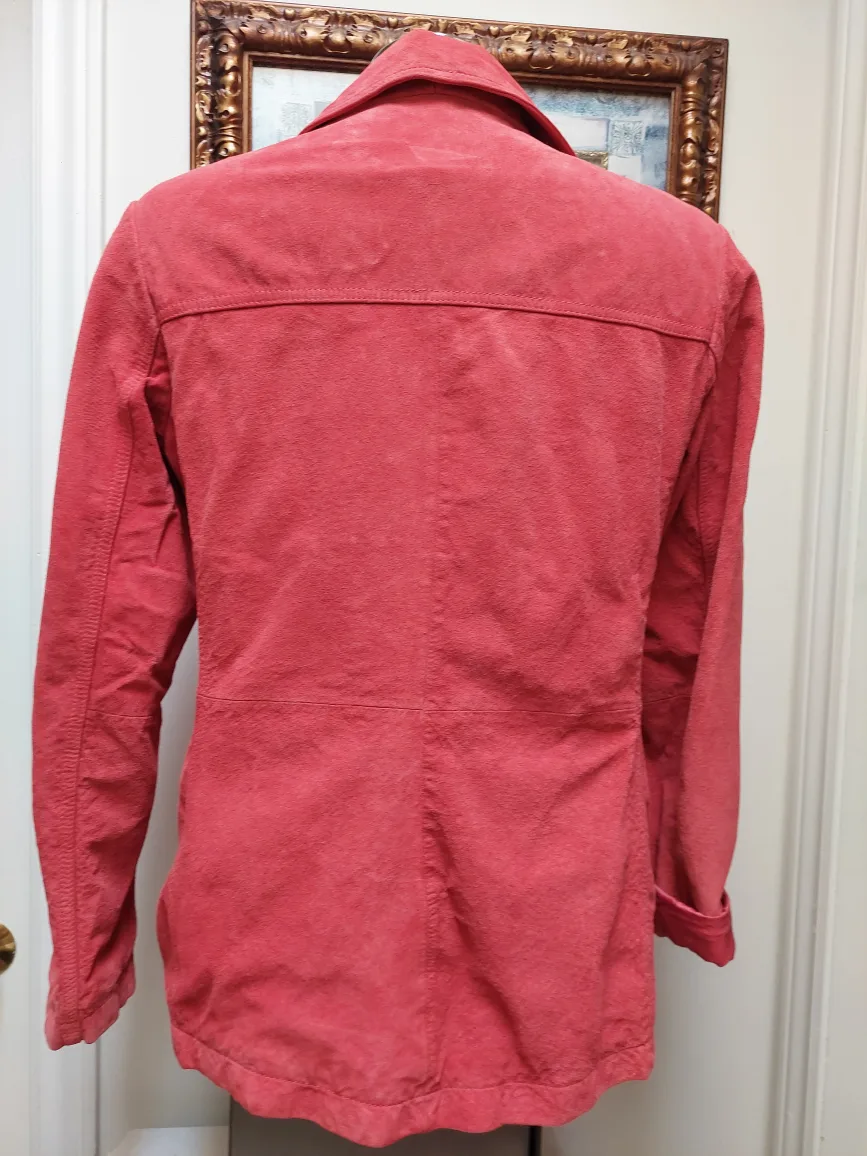 Danier Women's Coral Suede Jacket, Size M/M image indicator(4)