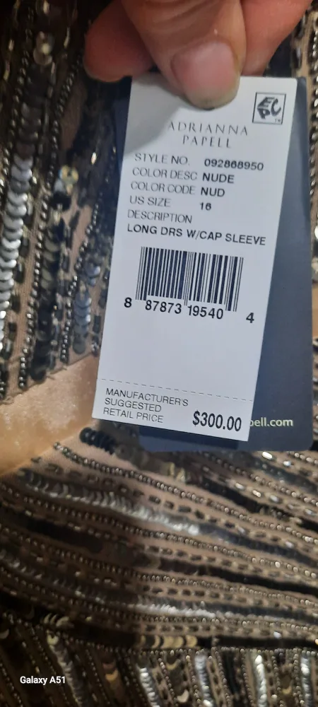 Adrianna Papell Beaded Gown - Size 16 image indicator(2)