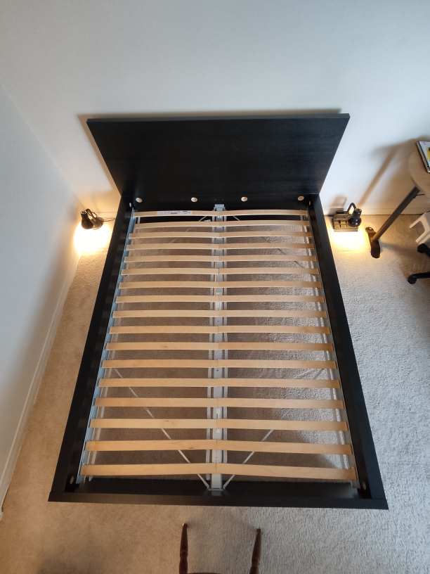 IKEA MALM Queen Bed Frame with Mattress - photo 5