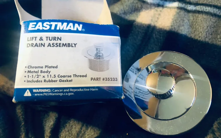 NEW -Kitchen lift and turn drain assembly by EASTMAN image indicator(2)