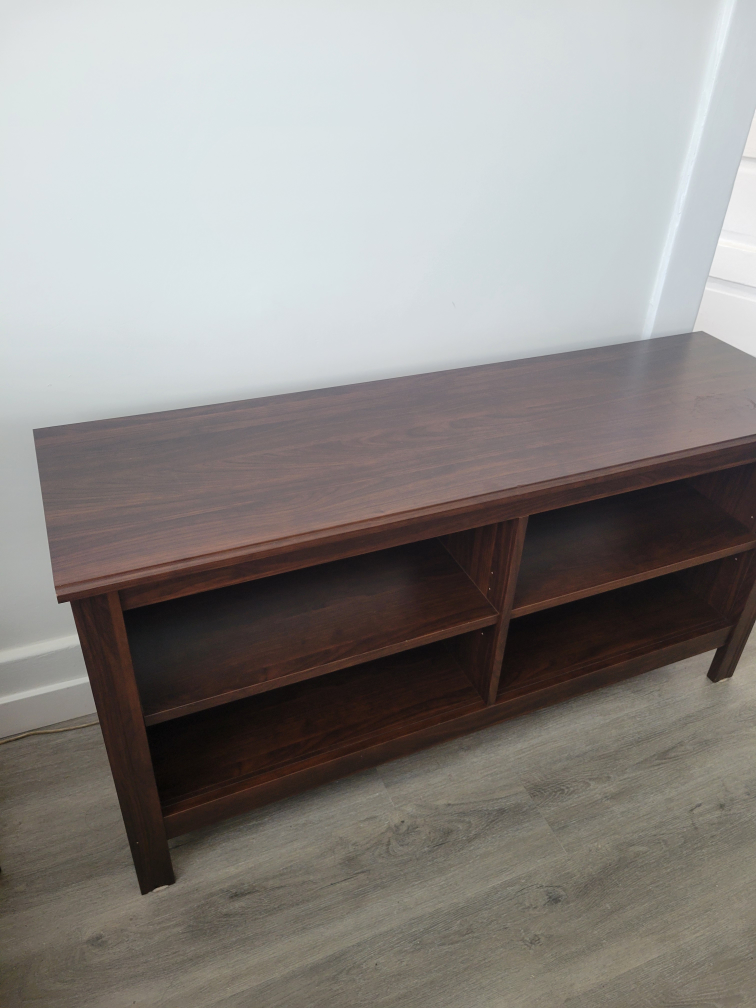 Dark Brown Wooden Media Console