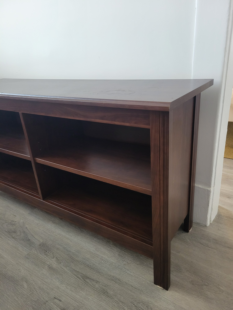 Dark Brown Wooden Media Console - photo 3