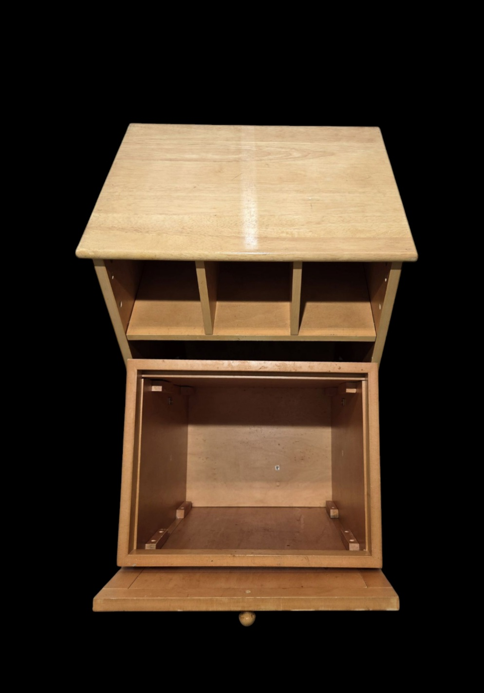 Wooden Storage Cabinet with Drop-Front Door - photo 2
