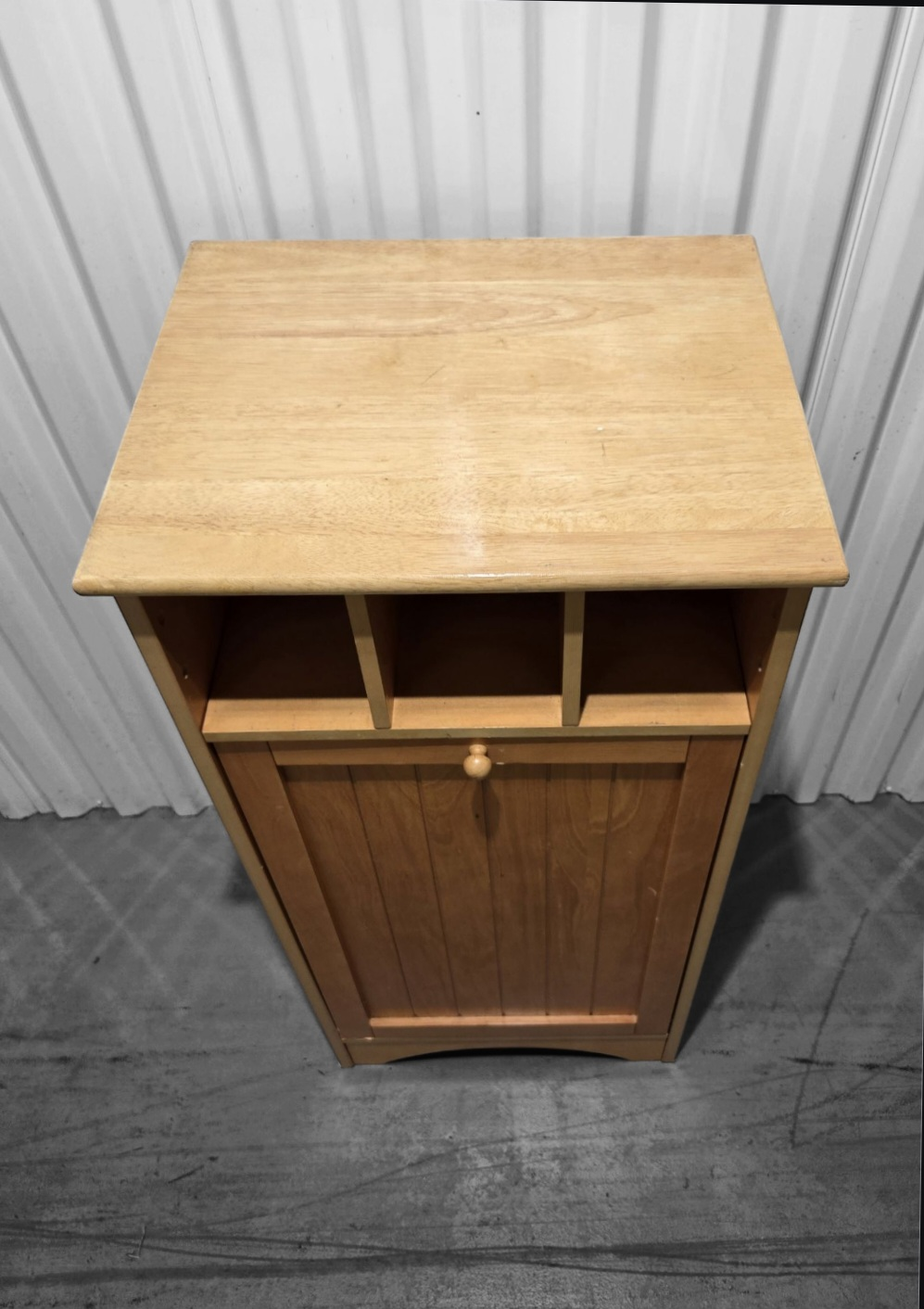 Wooden Storage Cabinet with Drop-Front Door - photo 3