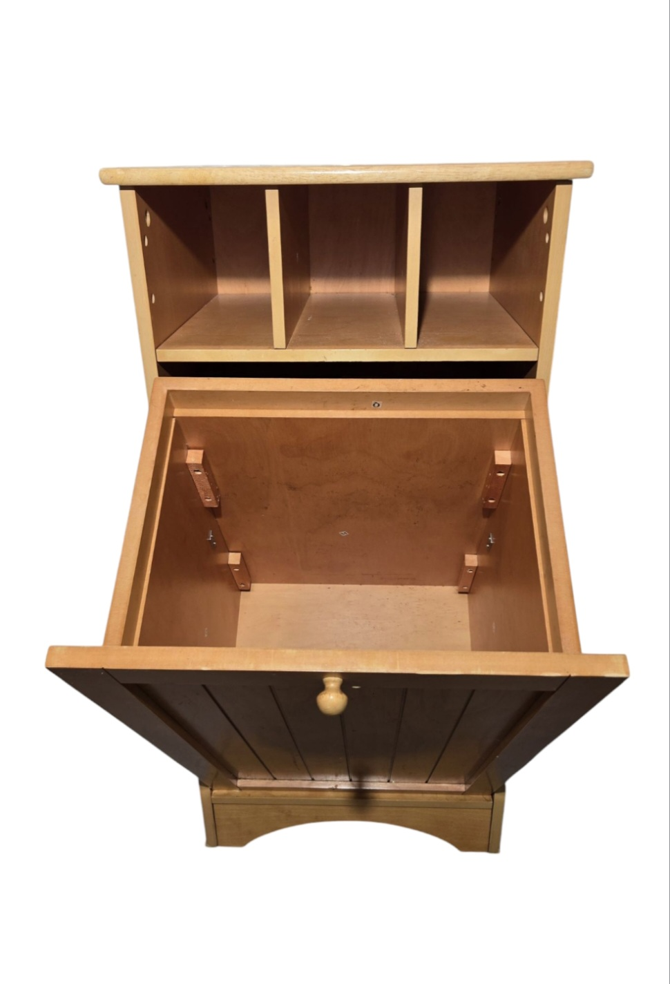 Wooden Storage Cabinet with Drop-Front Door - photo 4
