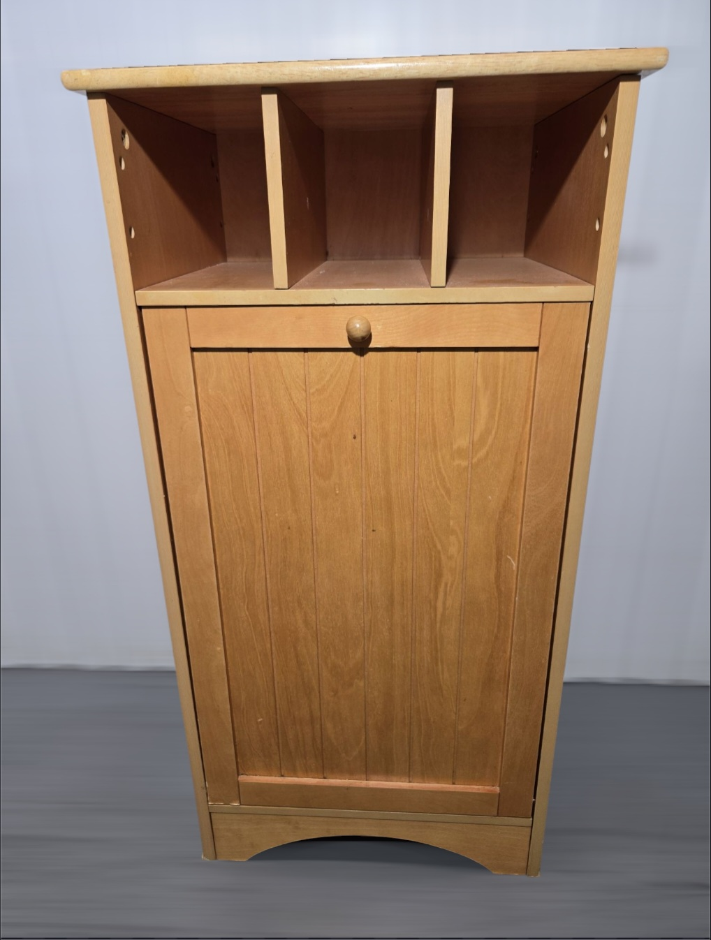 Wooden Storage Cabinet with Drop-Front Door - photo 5
