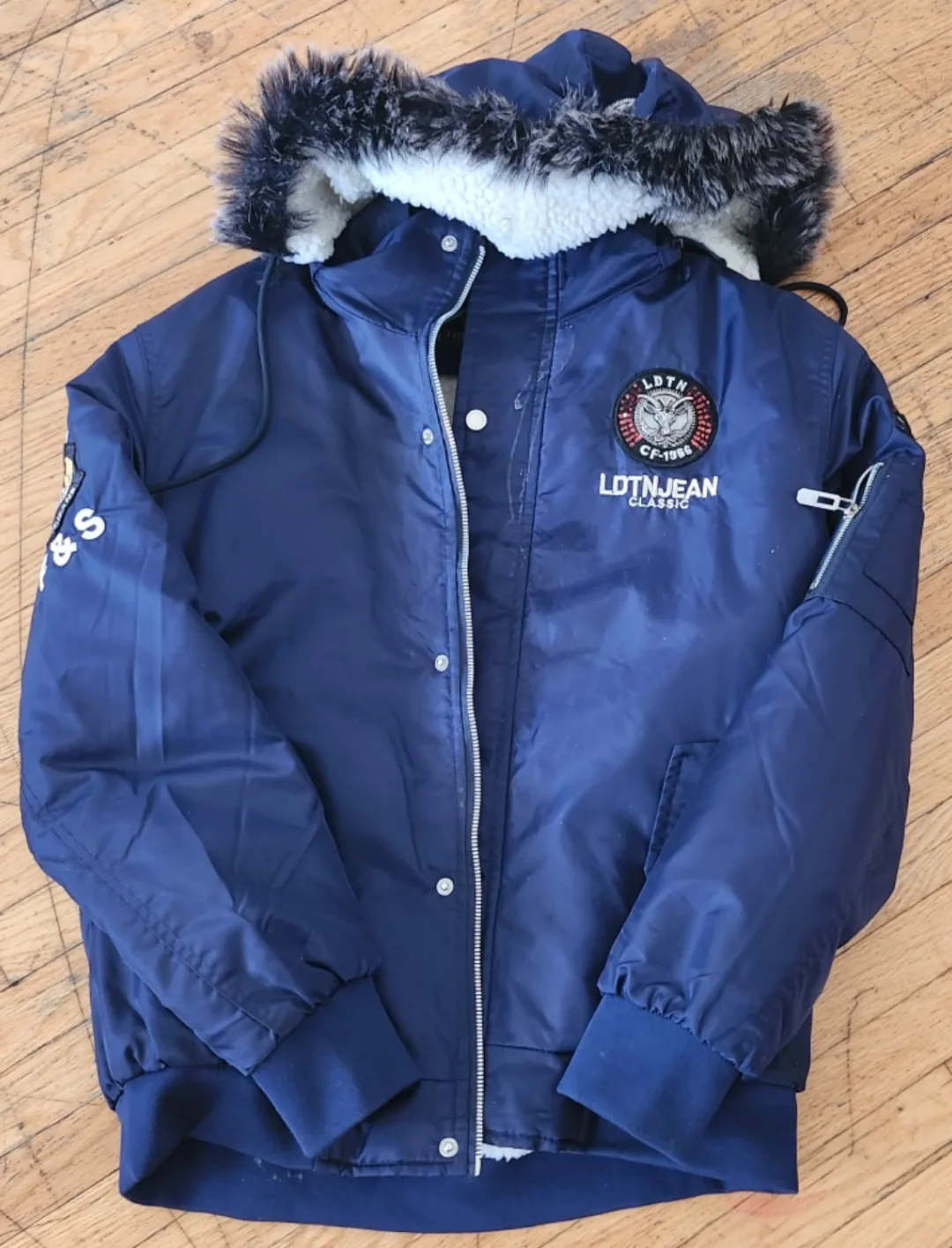 Men's LOTNJEAN Classic Bomber Jacket - Size XL image indicator(4)