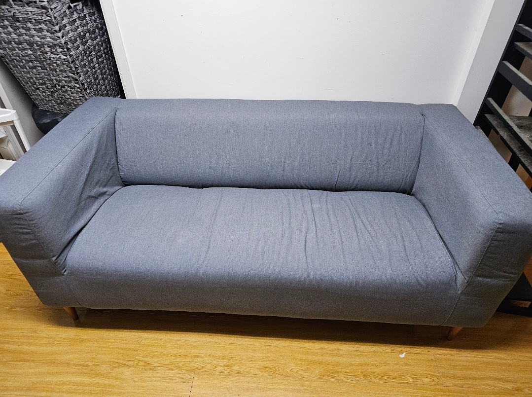 IKEA KLIPPAN Loveseat - Vissle Gray Cover