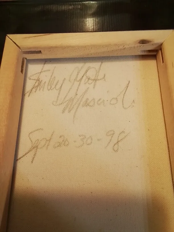 Framed Ocean Scene Original Painting - QE II Signed image indicator(7)