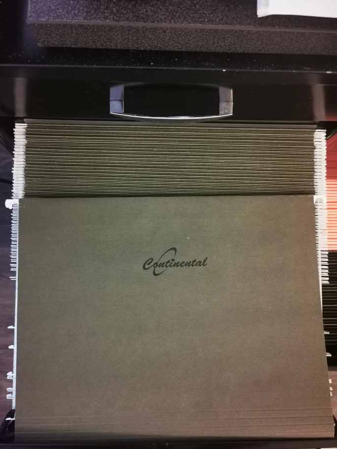 Continental Hanging File Folders - Dark Green