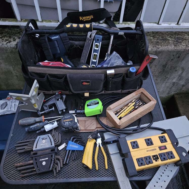 Kuny's Tool Bag with Assorted Hand Tools