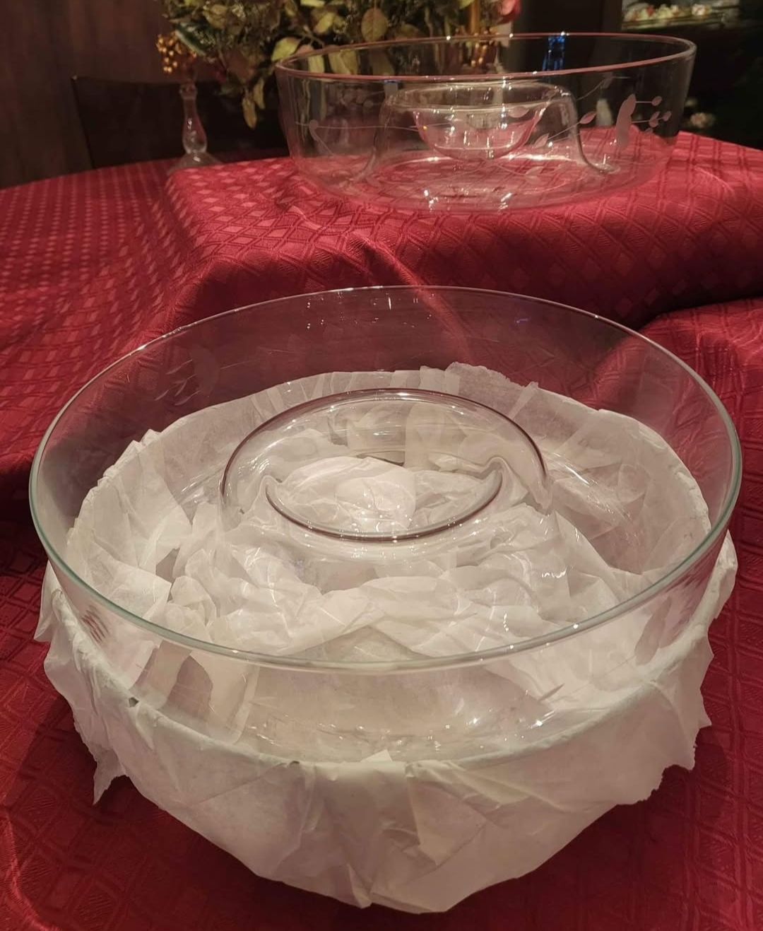 Blown Glass Chip & Dip Bowls