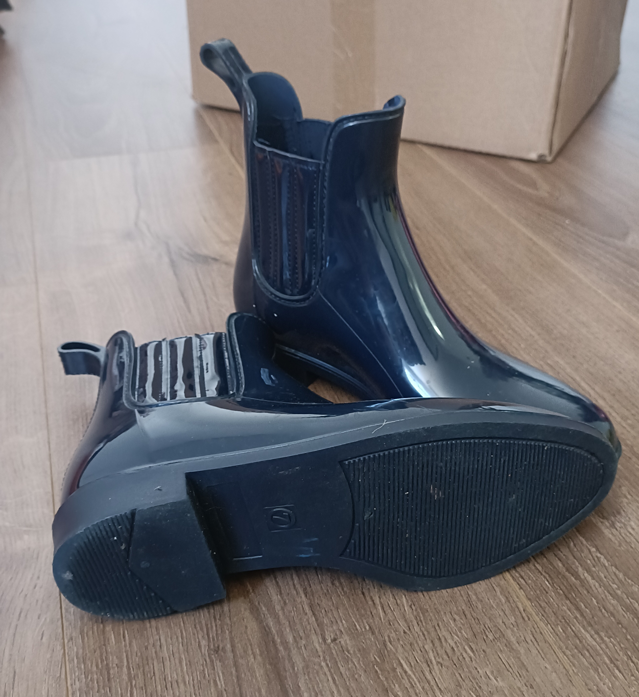 Joe Fresh Women's Dark Blue Rain Boots - photo 2