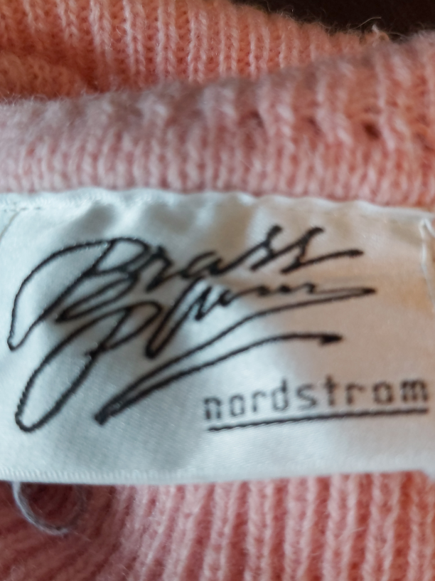 Brass Plum Nordstrom Pink Turtleneck Sweater - Size Medium - photo 3