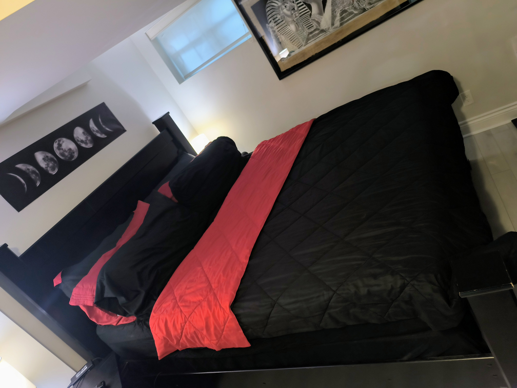 King Size Poster Bed Frame - Black - photo 3