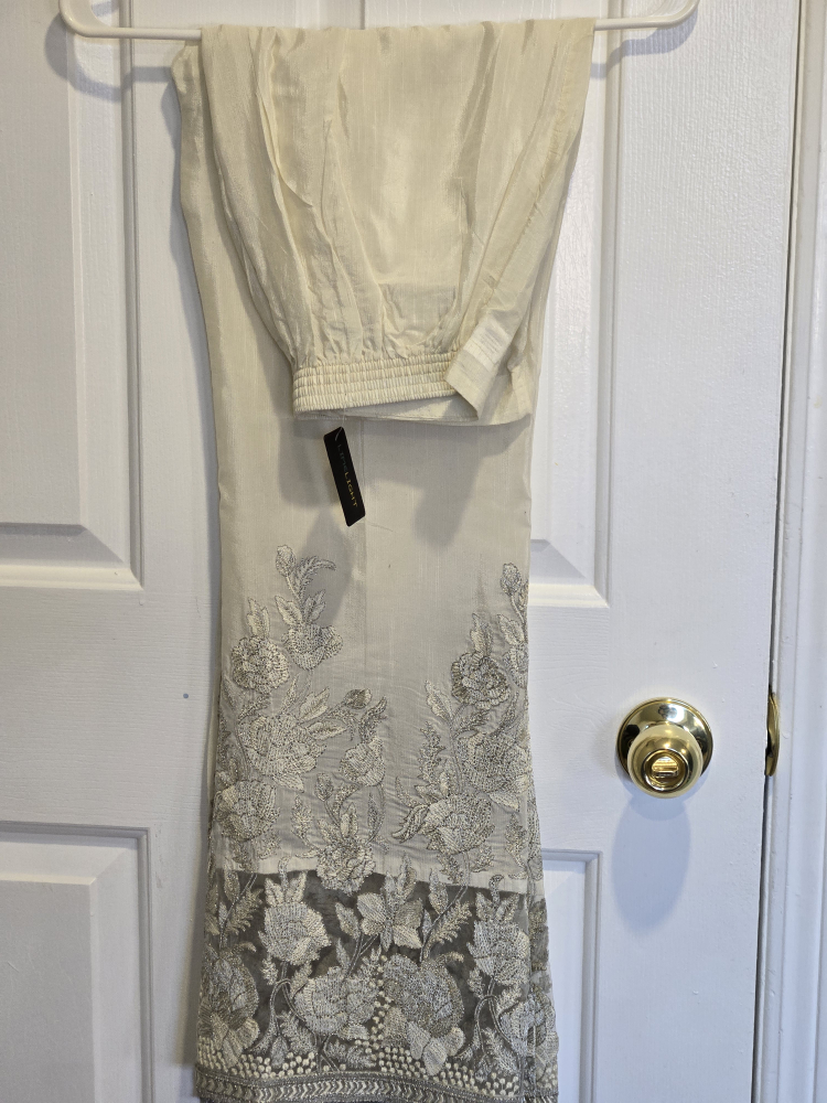 Limelight embroidered pants - off-white - photo 2