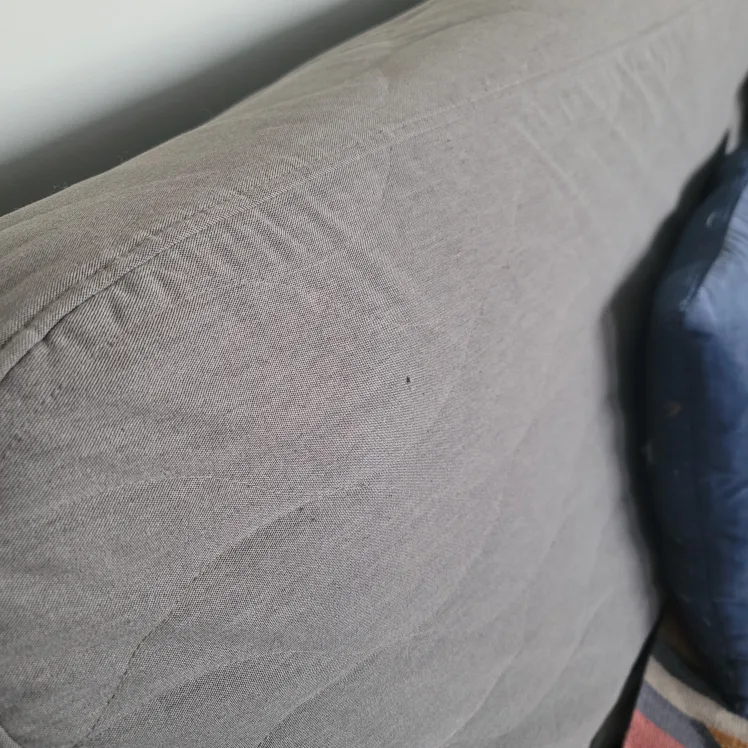 Futon Sofa Queen Bed + extra cover + Cushions(Moving Sale) image indicator(6)