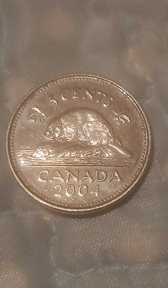 2004 Canadian 5 Cent Coin image indicator(3)