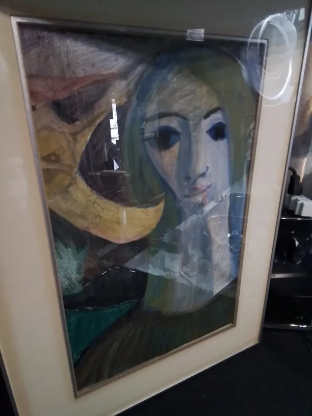 Framed Abstract Painting of a Woman image indicator(6)