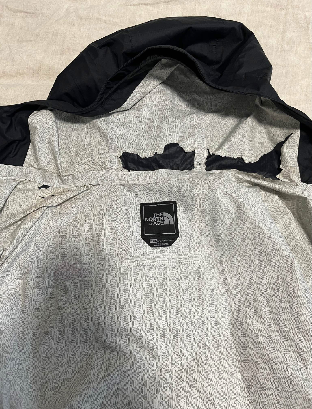 The North Face Women's Black Rain Jacket (XL) - photo 4
