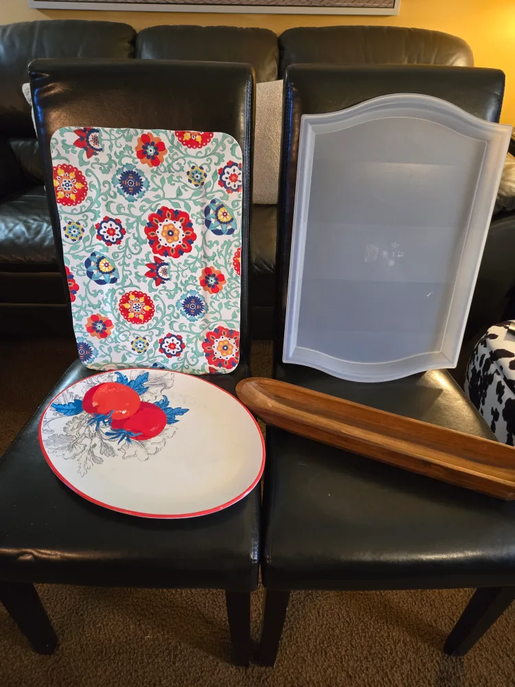 Serving Platter, Tray and Bread Basket Set thumbnail