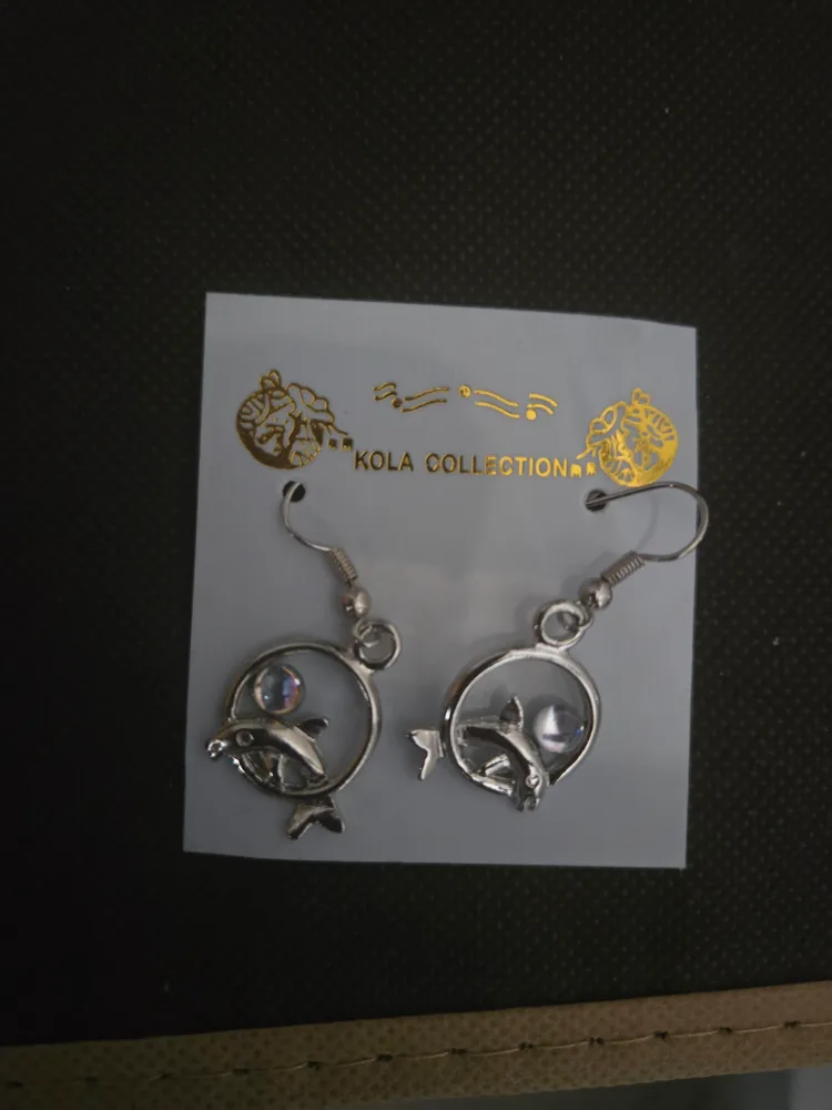 Kola Collection Dolphin Earrings image indicator(2)